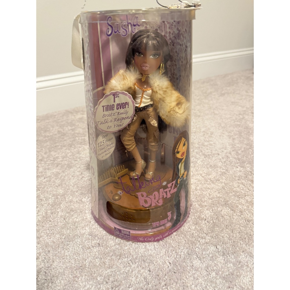 Bratz Talking Sasha Doll Brand New In Box Interactive 125 Phrases MGA Vintage